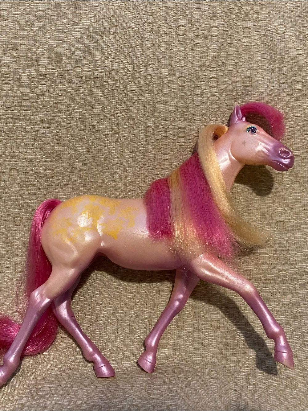Fashion Star Fillies Feelin’ Fancy Darci 1987 Kenner Vintage Pink Horse *TLC*